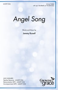 Angel Song Unison choral sheet music cover Thumbnail